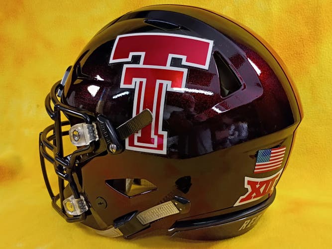 Texas Tech Red Raiders fullsize Riddell Speed Flex football helmet yth large