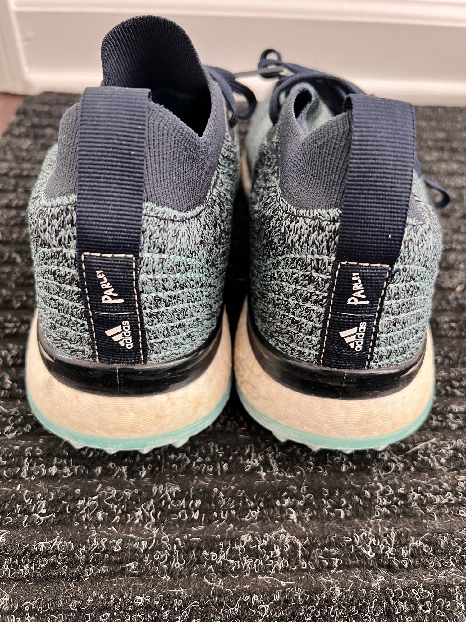 Adidas PARLEY Tour360 XT golf shoes sneakers limited-edition Blue Green men\'s 9 adidas Launch First Golf Shoes Made from Recycled Ocean  main image 3