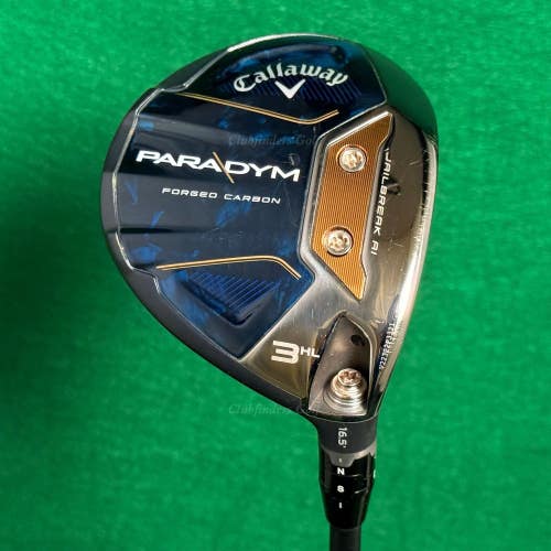 Callaway Paradym 16.5 Fairway Wood 3HL Tensei Blue AV Limited 75FW Stiff