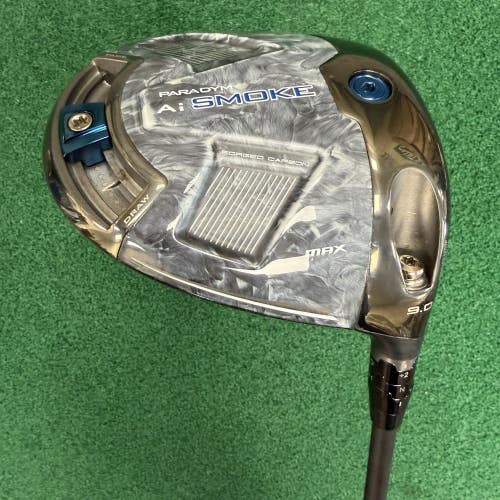 Callaway Paradym Ai Smoke MAX 9.0 MRH Stiff Flex Tensei Blue Graphite Shaft