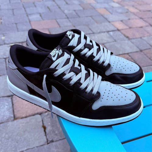 MENS NIKE AIR JORDAN 1 RETRO OG 'SHADOW' SNEAKERS LOW - SIZE 13 Black CZ0790-003