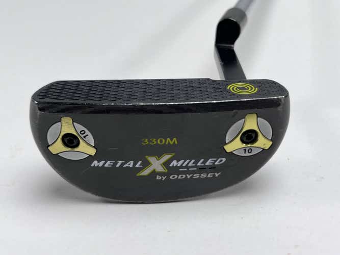 Odyssey Metal X Milled 330M Putter 34" SuperStroke Tour 2.0 Mens RH