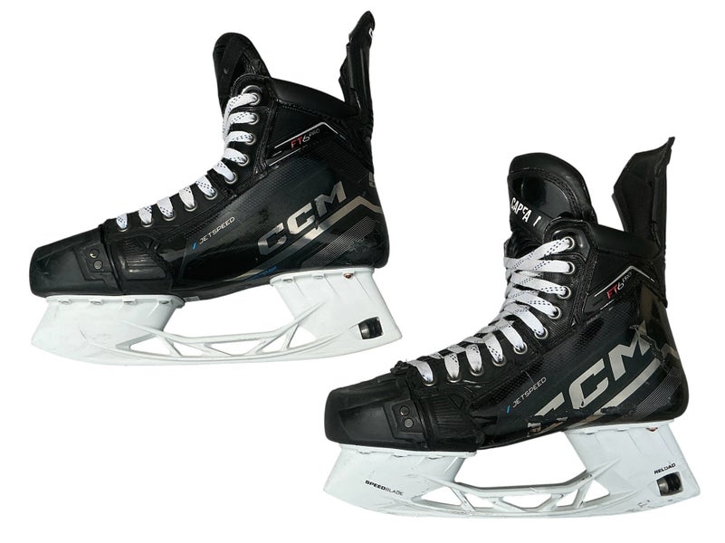NHL Return CCM Jetspeed FT6 Pro Size 8.5 Pro Stock Hockey Skates (Used) 93287