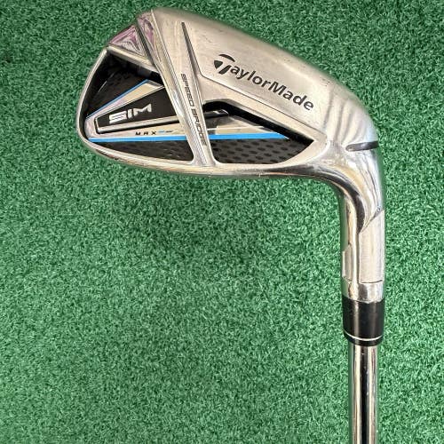 TaylorMade SIM MAX 9-Iron Stiff Flex KBS MAX Steel Shaft Men's Right Hand 36"