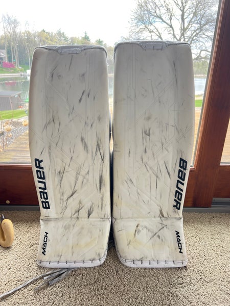 Large Bauer Mach Goalie Leg Pads (Used)