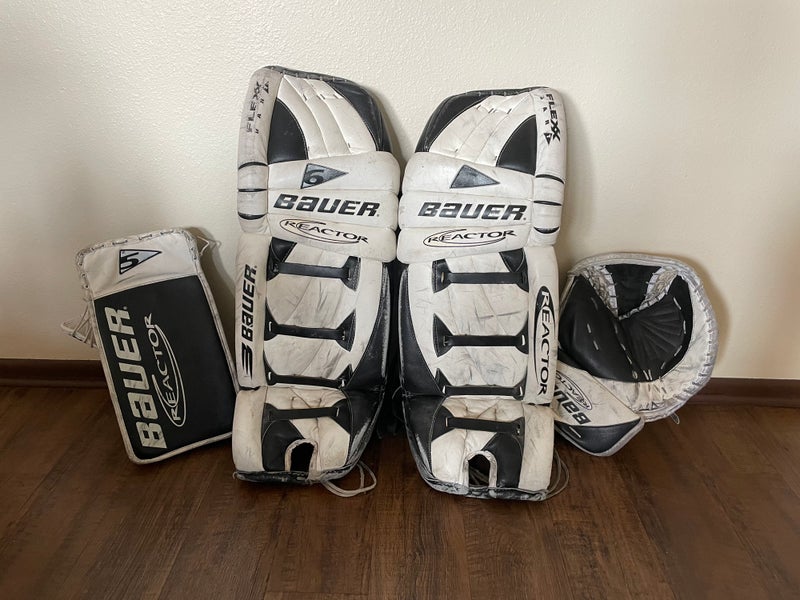 30" 1998 Bauer Reactor 6000 Regular Goalie Full Set (Used)