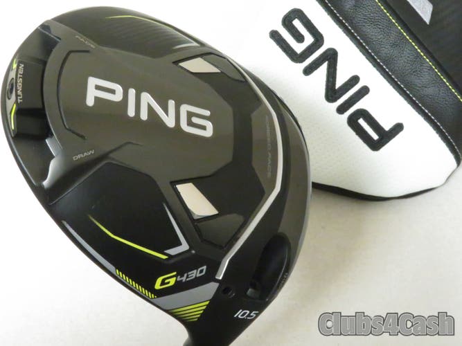 PING G430 Max Driver 10.5 TOUR 2.0 Chrome 65 Regular Flex +Cover .. MINT