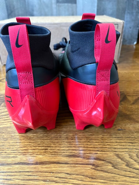 Nike Vapor Edge Pro 360 2 Black Red Football Cleats New Men 