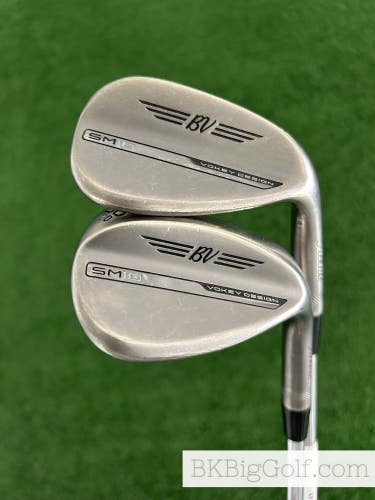 Titleist Vokey SM10 Brushed Steel 2 Wedge Set (54 & 58 Degrees)