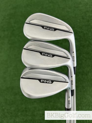 Ping S159 Forged Chrome 3 Wedge Set (50, 54, & 58 Degrees)