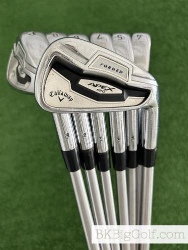 Callaway Apex Pro 16 Forged Iron Set 4-P / KBS Tour C-Taper 120 Stiff