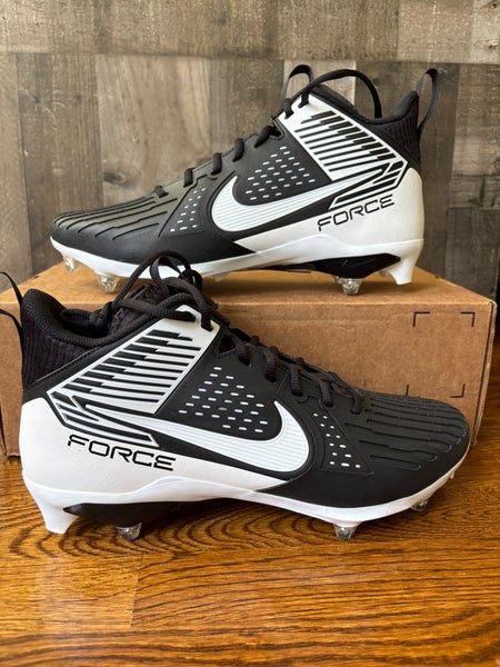 Nike Force Savage Pro 3 Football Cleats Mens Size 13 Black White FJ8149-001 NWOB