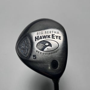 Callaway Hawkeye VFT 5 Fairway Wood 18* Big Bertha Gems 50 50g Ladies RH