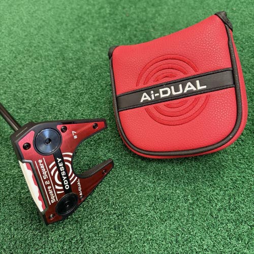 Odyssey Ai-Dual Square 2 Square #7 35" Mallet Putter Men's Right Hand w/HC MINT!