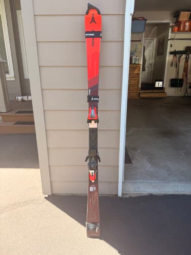 Men's Atomic Redster FIS SL 165 cm Racing Skis With Bindings Max Din 16 (Used)