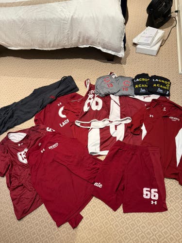 Colgate Lacrosse Apparel MUST GO. Hoodies, sweatpants, t shirts, pinnies, polo