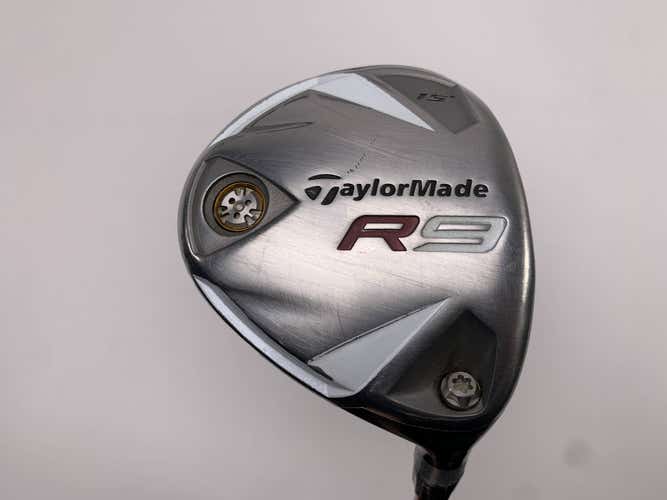 TaylorMade R9 3 Fairway Wood 15* Fujikura Motore 65g Regular Graphite Mens RH
