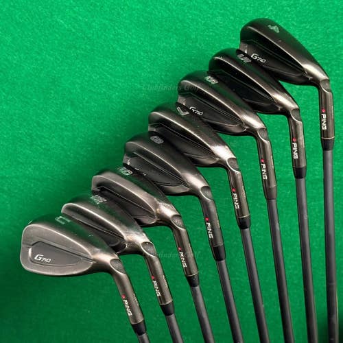 Ping G710 Red Dot 4-UW Iron Set Ping Alta CB AWT Graphite Seniors