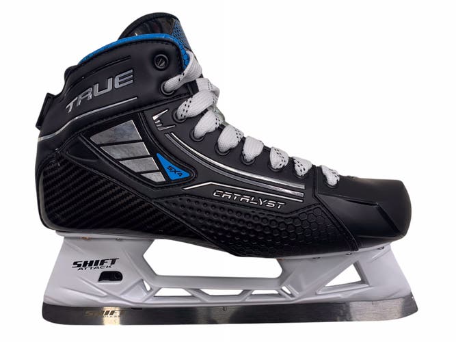 True Catalyst 5x4 Senior Goalie Skates Size 10.5