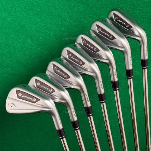 Callaway Apex Ai200 Forged 2024 5-AW Iron Set DG MID 100 S300 Steel Stiff