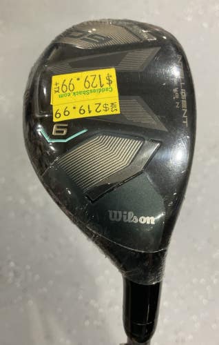 Wilson D9 28.5 #6 Hybrid 38" ALDILA QUARANTA 40 Ladies Flex Graphite WRH