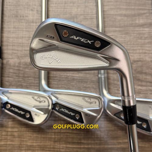 -1/2 2024 Callaway Apex CB Iron Set 4-PW / KBS Steel, Stiff (37)