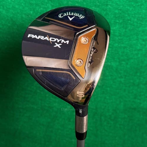 Callaway Paradym X 18 Fairway 5 Wood Fujikura Air Speeder 50-R Graphite Regular