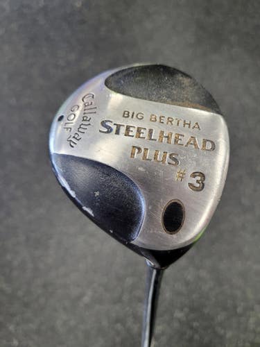 Used Callaway STEELHEAD PLUS BIG BERTHA Mens Fairway Wood RH 3 Wood 11849-S000039372