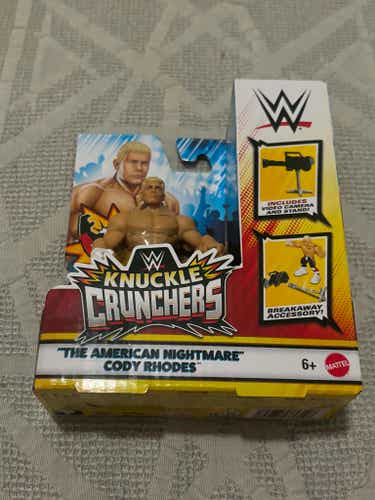 Cody Rhodes WWE Knuckle Crunchers Mini Action Figure New