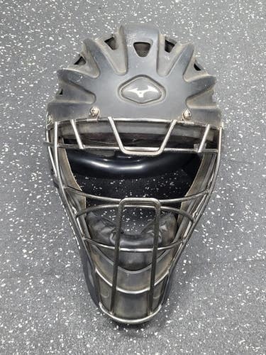 Used Mizuno SAMURAI MSCH200 Catchers Helmet w/Mask Black L/XL 11849-S000039330