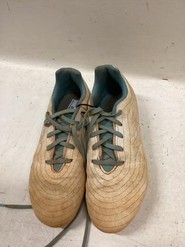 Used Adidas PARLEY Soccer Cleats White Junior 04 11725-S000501186