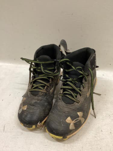 Used Under Armour BH BB/SB Cleats Black Junior 04.5 11725-S000501191