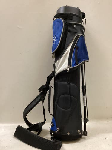 Used Dunlop DUNLOP JR Jr Stand Bag White/Black/Royal 11725-S000501337