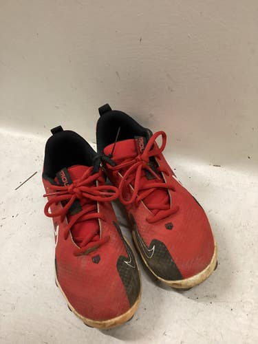 Used Nike TROUT BB CLEATS BB/SB Cleats Red Junior 06 11725-S000501350
