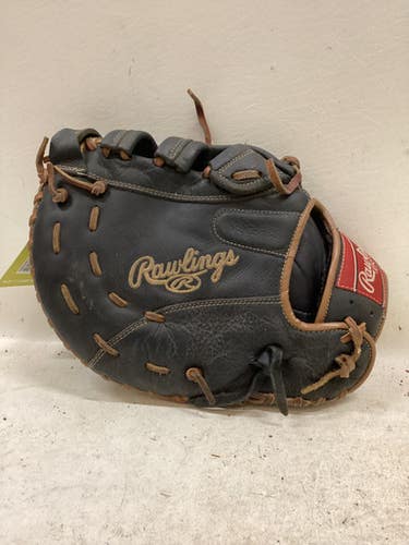 Used Rawlings RFB BB/SB First Base RH Throw Brown And Black 12 1/2" 11725-S000499712