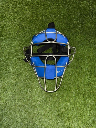 New Nike Titanium Catcher Mask Royal Blue