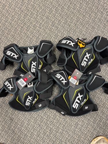 4- Pack XS Youth STX Stallion 50 Shoulder Pads (New)