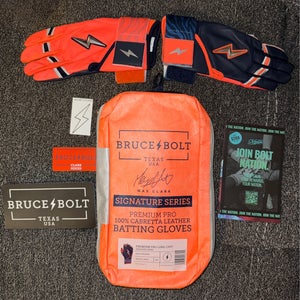 BRAND NEW Bruce Bolt Max Clark Signature Series Batting Gloves  Youth Large