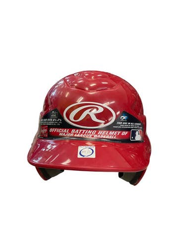 Used Rawlings RCFH Batting Helmet No Mask Red S/M 11859-S000030682