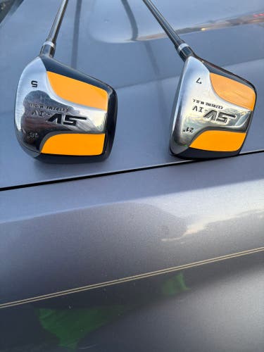 SV 4 5 (18•) 7 (21°) aFairway Woods (2 clubs) RH; Graphite Shafts