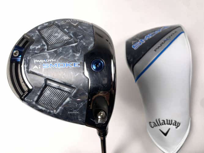 Callaway Paradym Ai Smoke Max Driver 10.5*  Denali Black 6.0 60g Stiff RH HC