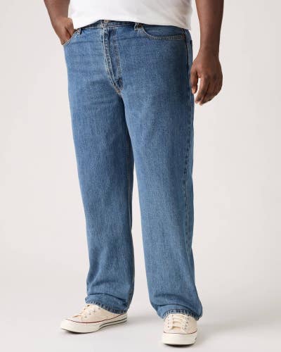 Levi's 550 Relaxed Fit Jeans Men's 42x36 Big Tall Blue Denim Tapered Leg JAX1297