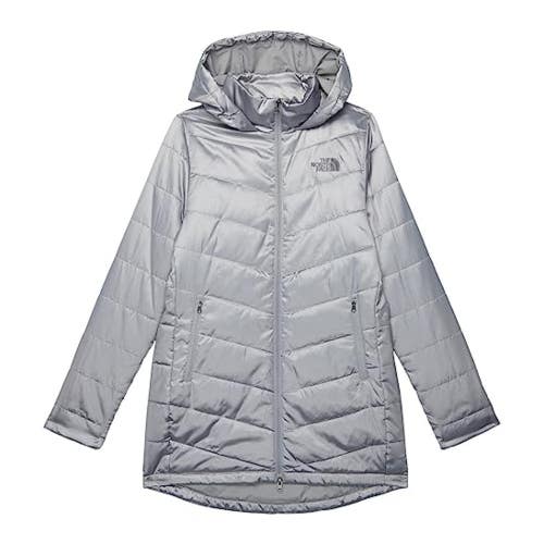 The North Face Tamburello Parka Jacket Women's Small Meld Gray Full Zip FROG320