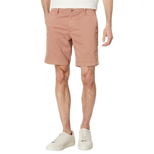 AG Jeans Wanderer Shorts Men's 40 Brown Cotton 8.5" Inseam Flat Front FROG542