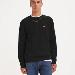 Levi's Sweatshirt Men's 2XL Black Fleece Standard Fit Long Sleeve Cozy JAX1285
