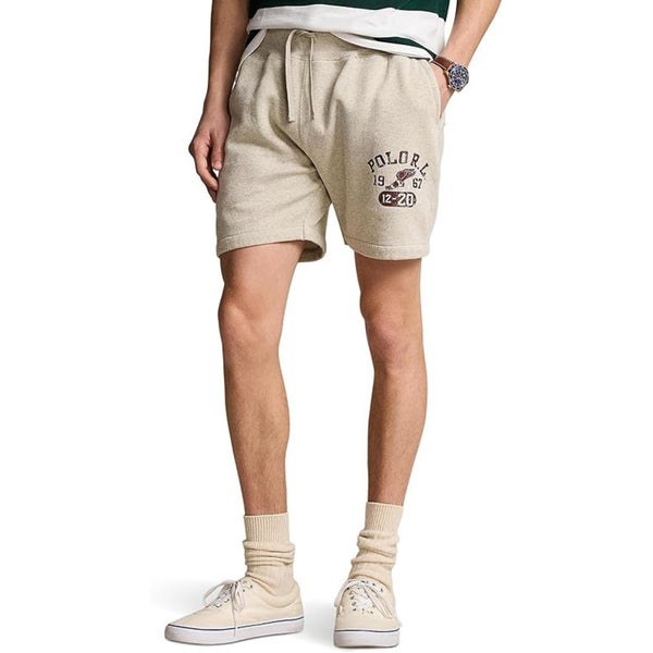 Polo Ralph Lauren Shorts Men's XL Gray Fleece 6" Inseam Drawstring Waist FROG543