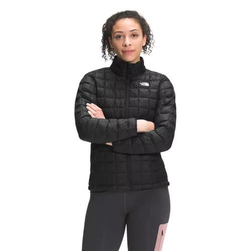 The North Face ThermoBall Eco Jacket Women's S Black Quilted Insulated FROG329