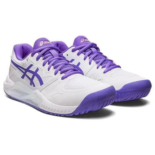 Asics GEL-Challenger 13 1042A164-104 Women's 9.5 B White Tennis Shoes RHS3807