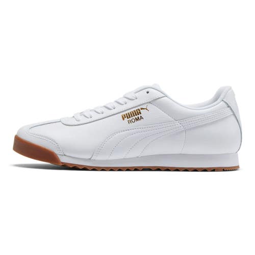 Puma Roma Classic 366408-01 Sneaker Mens 11.5M White Gum Lifestyle Shoes RHS4123