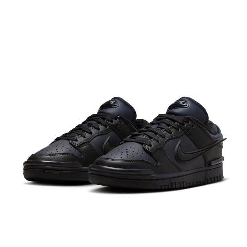 Nike Dunk Low Twist DZ2794-400 Sneakers Women's US 6 Blue Leather Shoes RHS3363